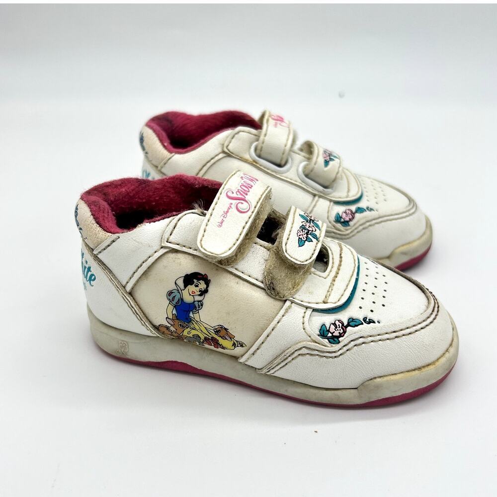 Vintage Snow White Sneakers 90's Y2K Disney Princess Girl Baby Toddler Shoes 4